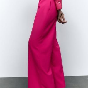 Zara High-Waisted Wide- leg Style Pants